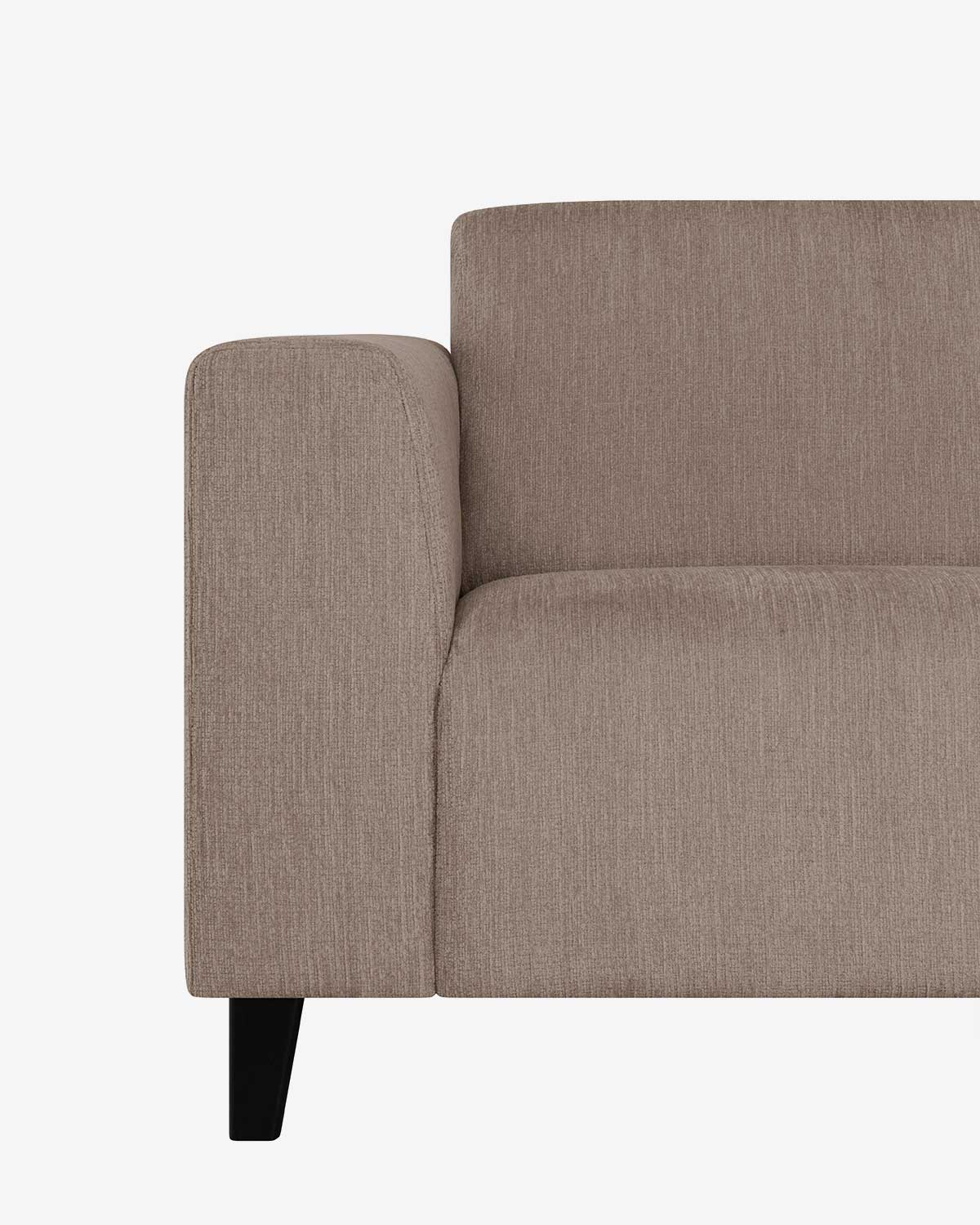 Amalfi hjørnesofa m/open end, mink