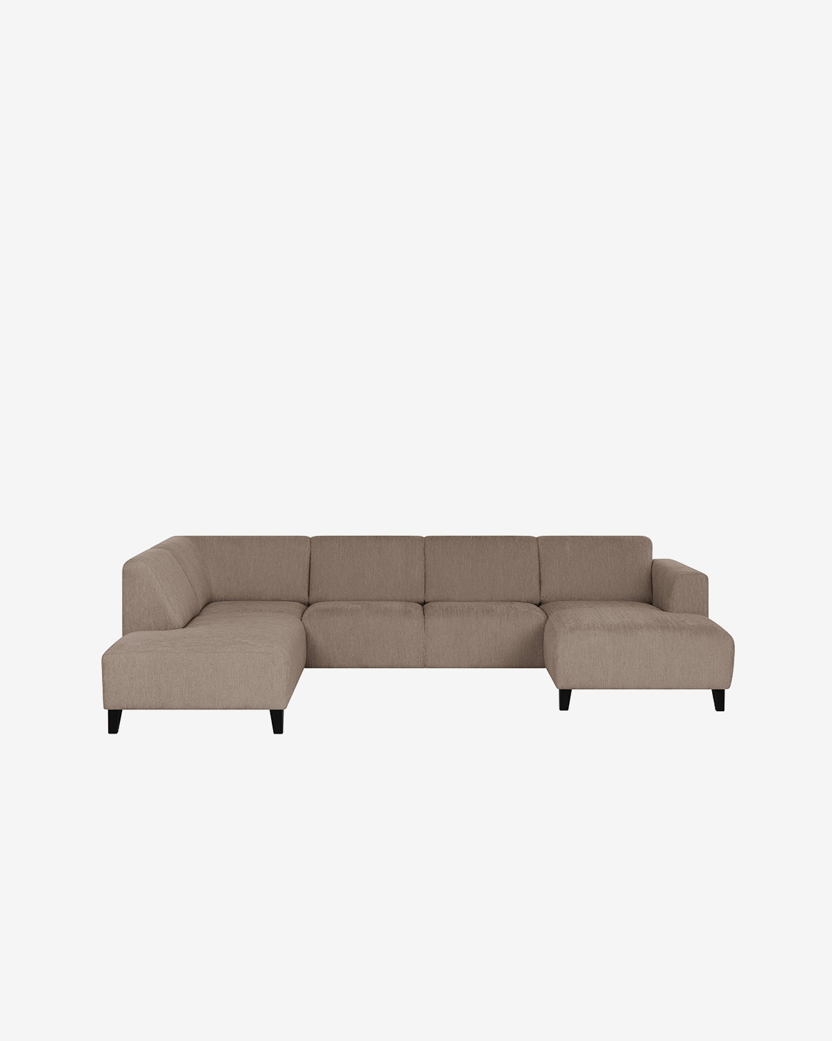 Amalfi U-hjørnesofa, mink