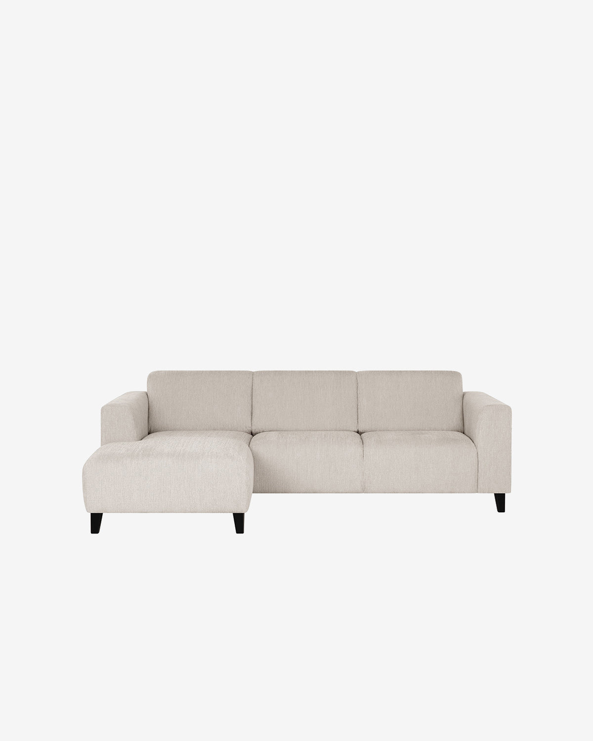 Amalfi 3 pers. m/chaiselong, beige