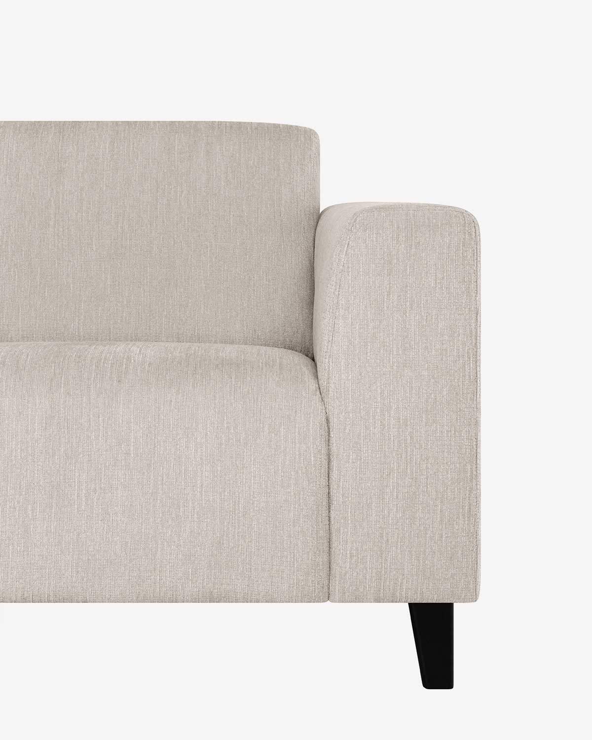 Amalfi 3 pers. m/chaiselong, beige