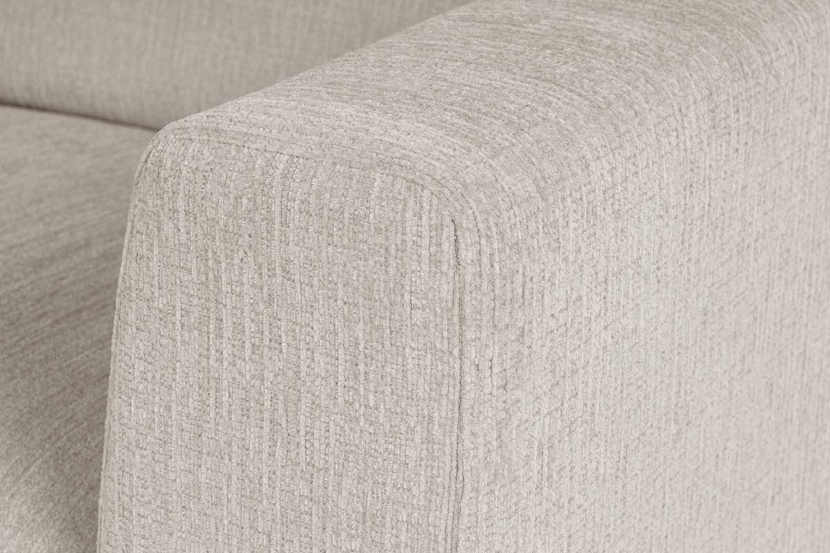 Amalfi 3 pers. m/chaiselong, beige