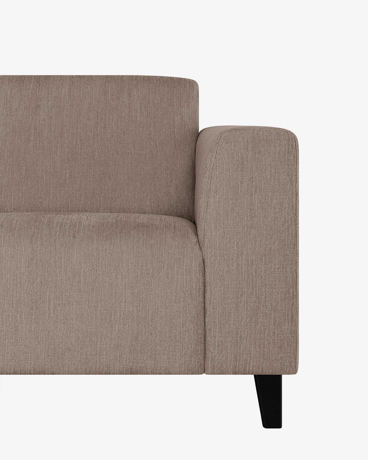 Amalfi 3 pers. m/chaiselong, mink