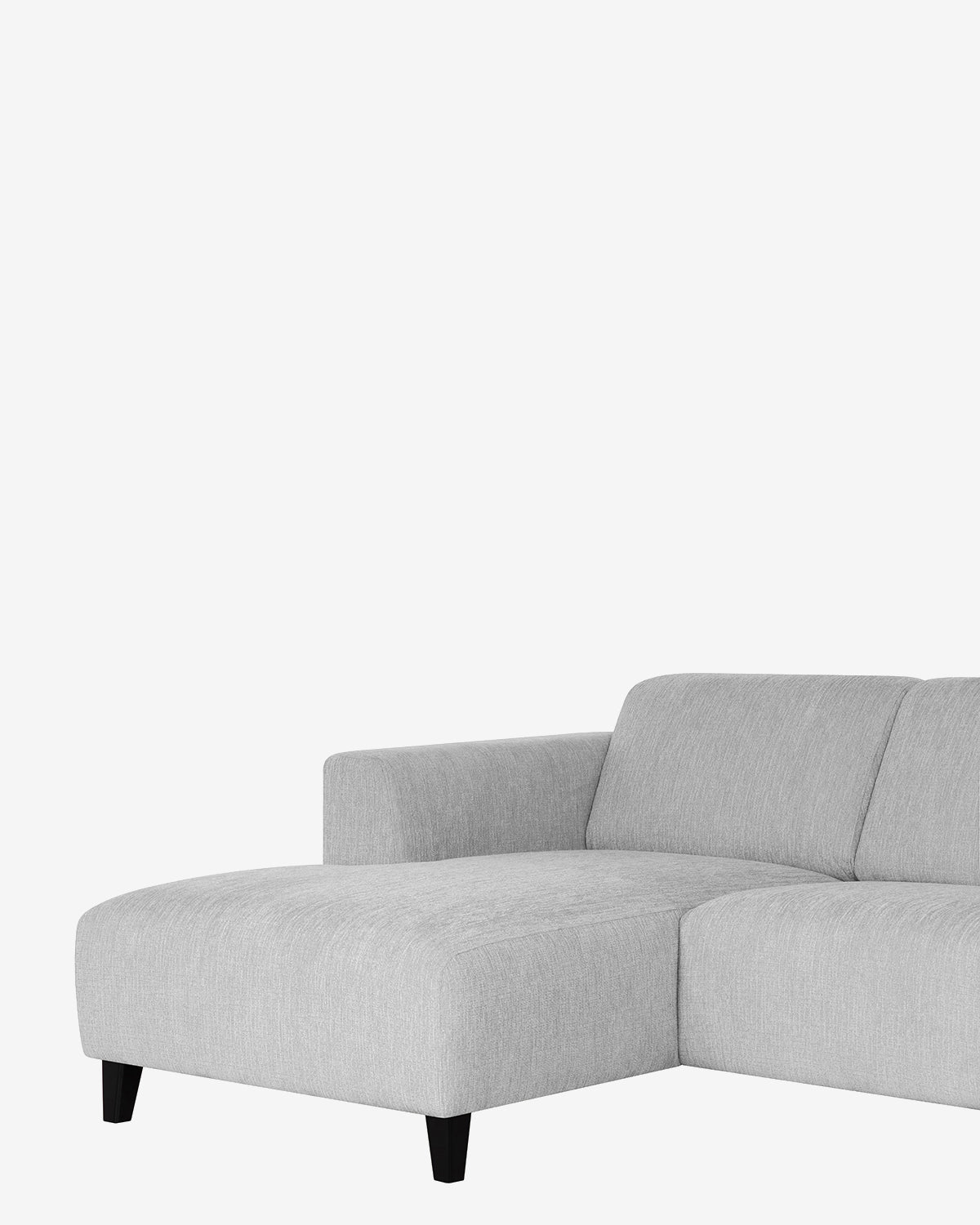 Amalfi 3 pers. m/chaiselong, ash