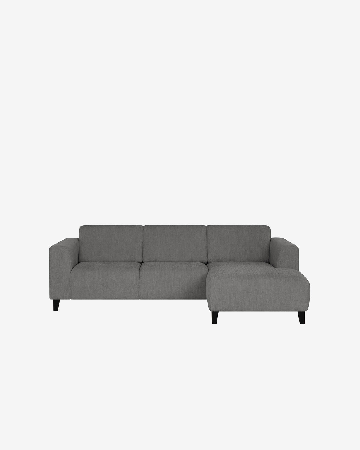 Amalfi 3 pers. m/chaiselong, charcoal