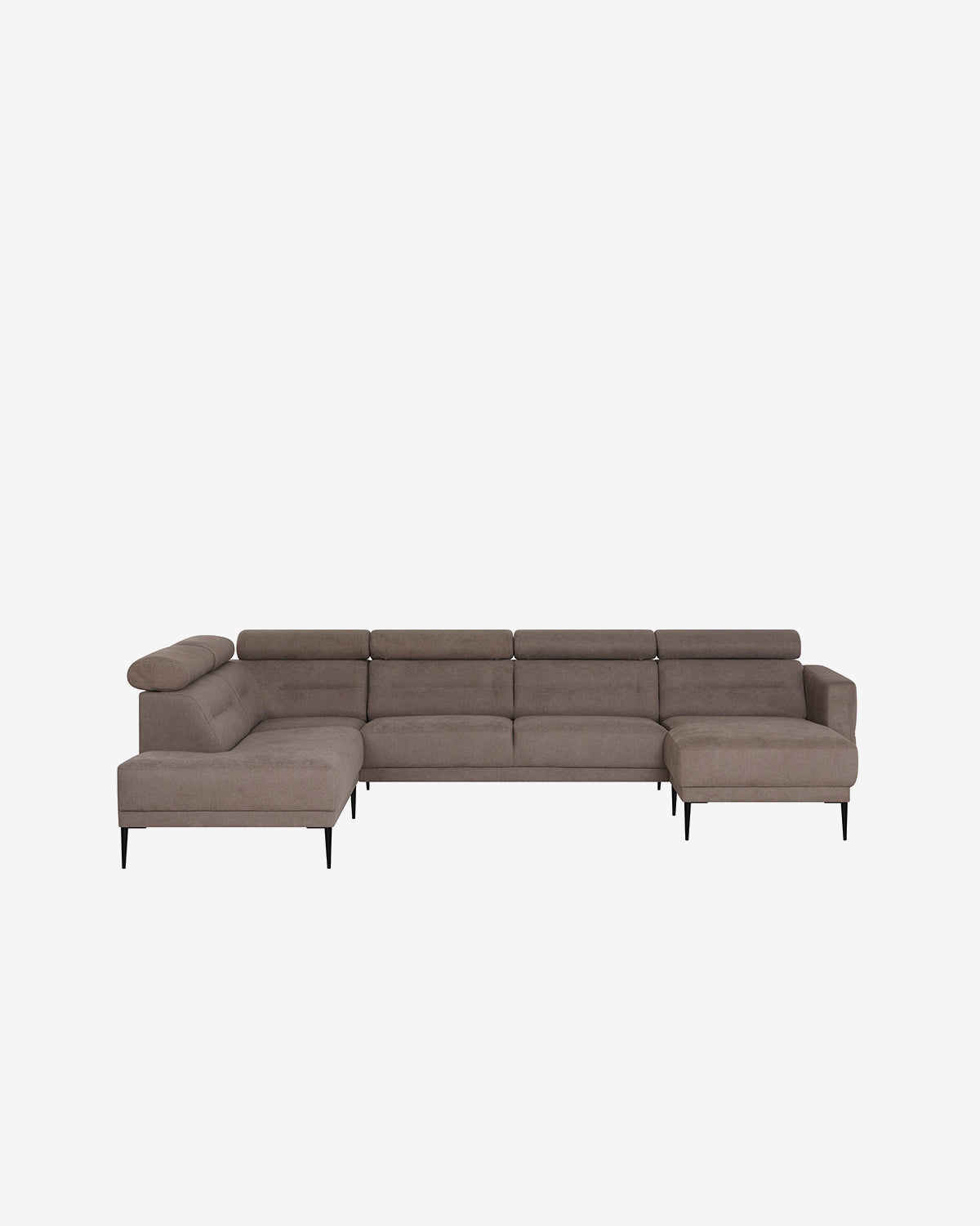 Vizion U-hjørnesofa, lys brun