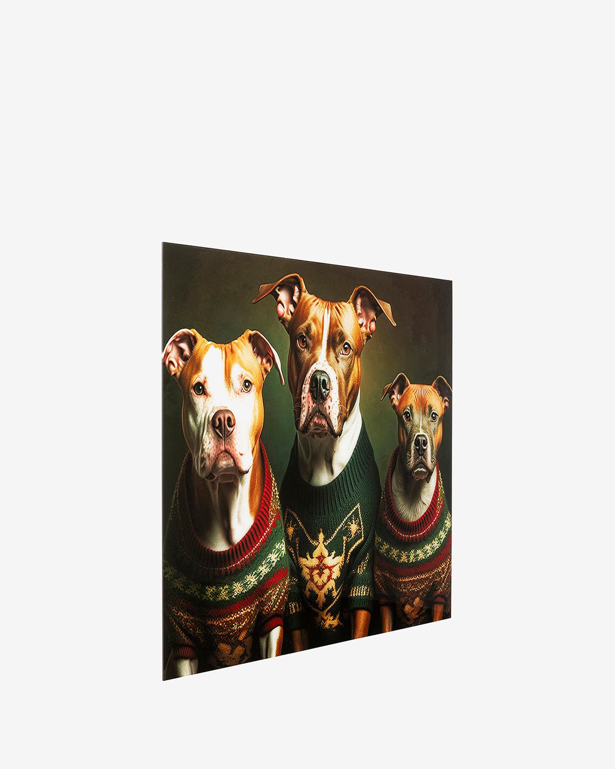 Dog family glas galleri