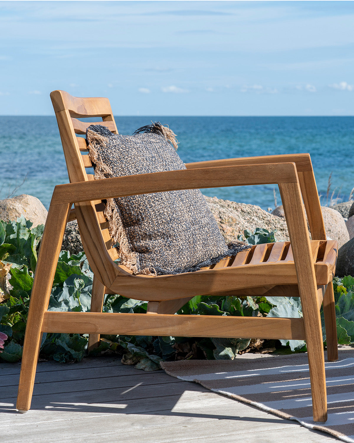 Santander loungesæt, teak natur