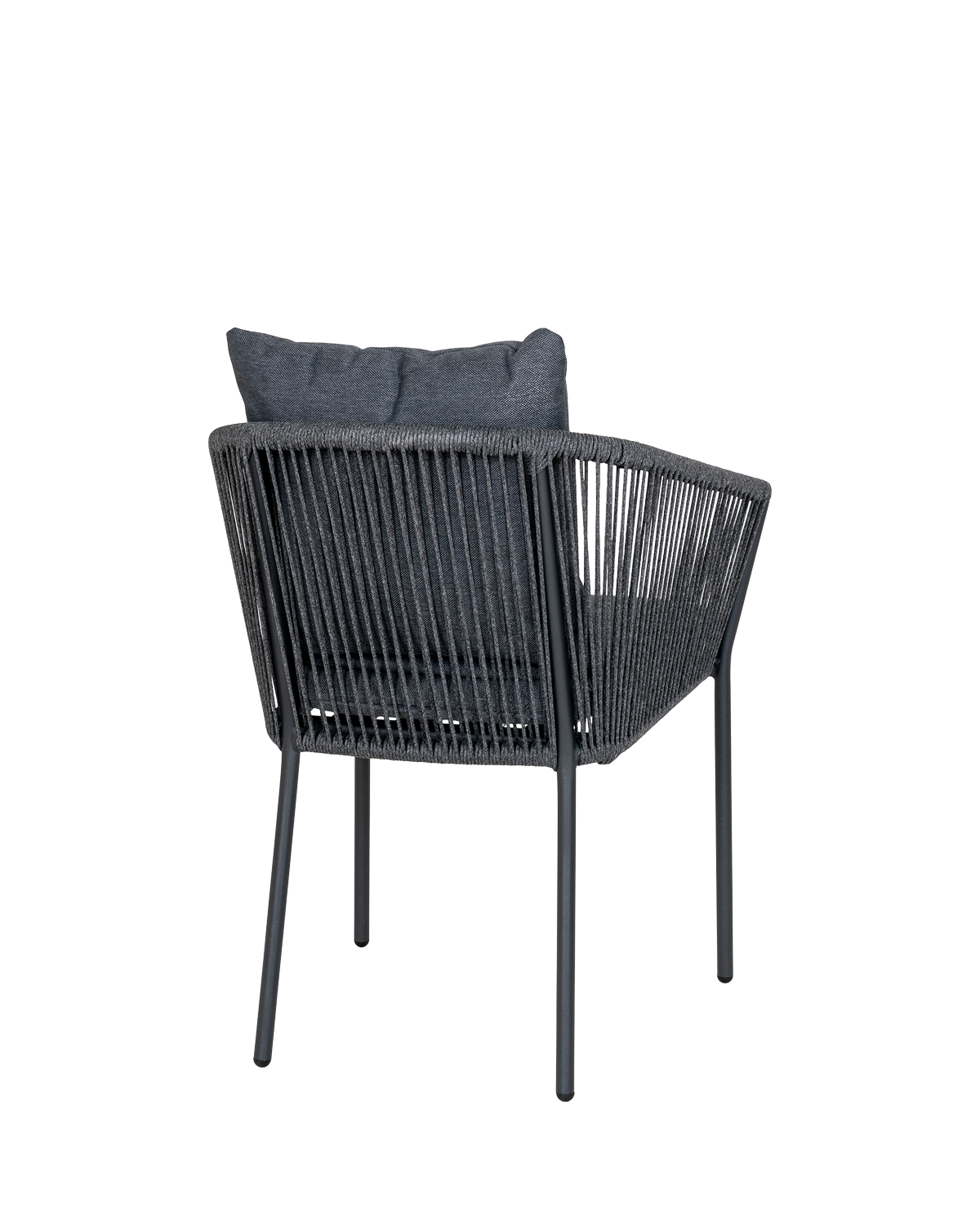 Salerno havestol, grå/sort