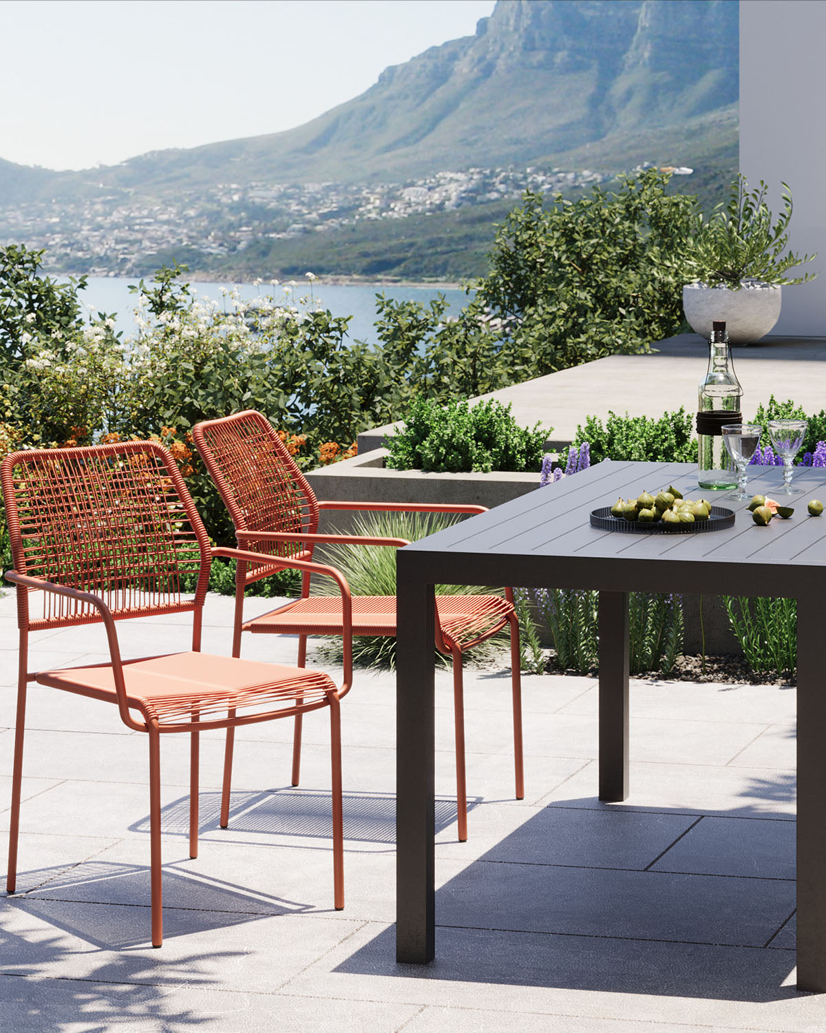 Madagascar havestol, rød