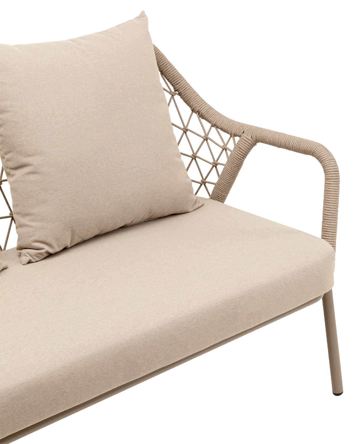 Milos 2 pers. sofa, taupe