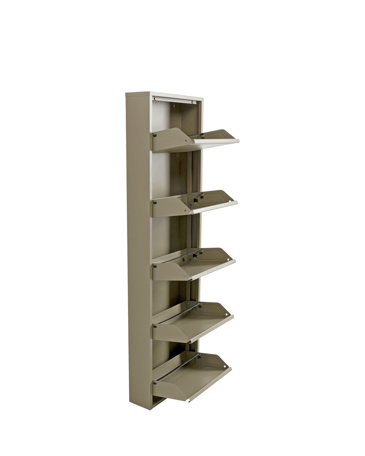 Caruso skoskab 5 låger, khaki