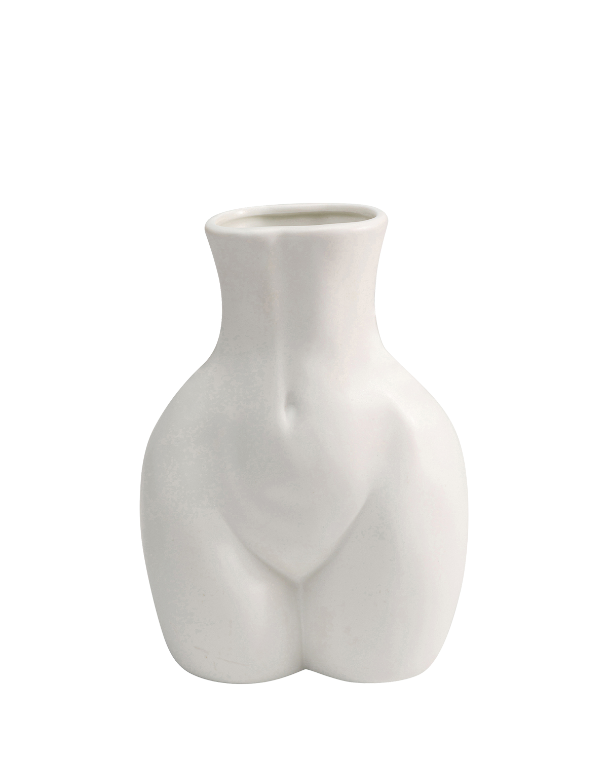 Donna vase lille, hvid