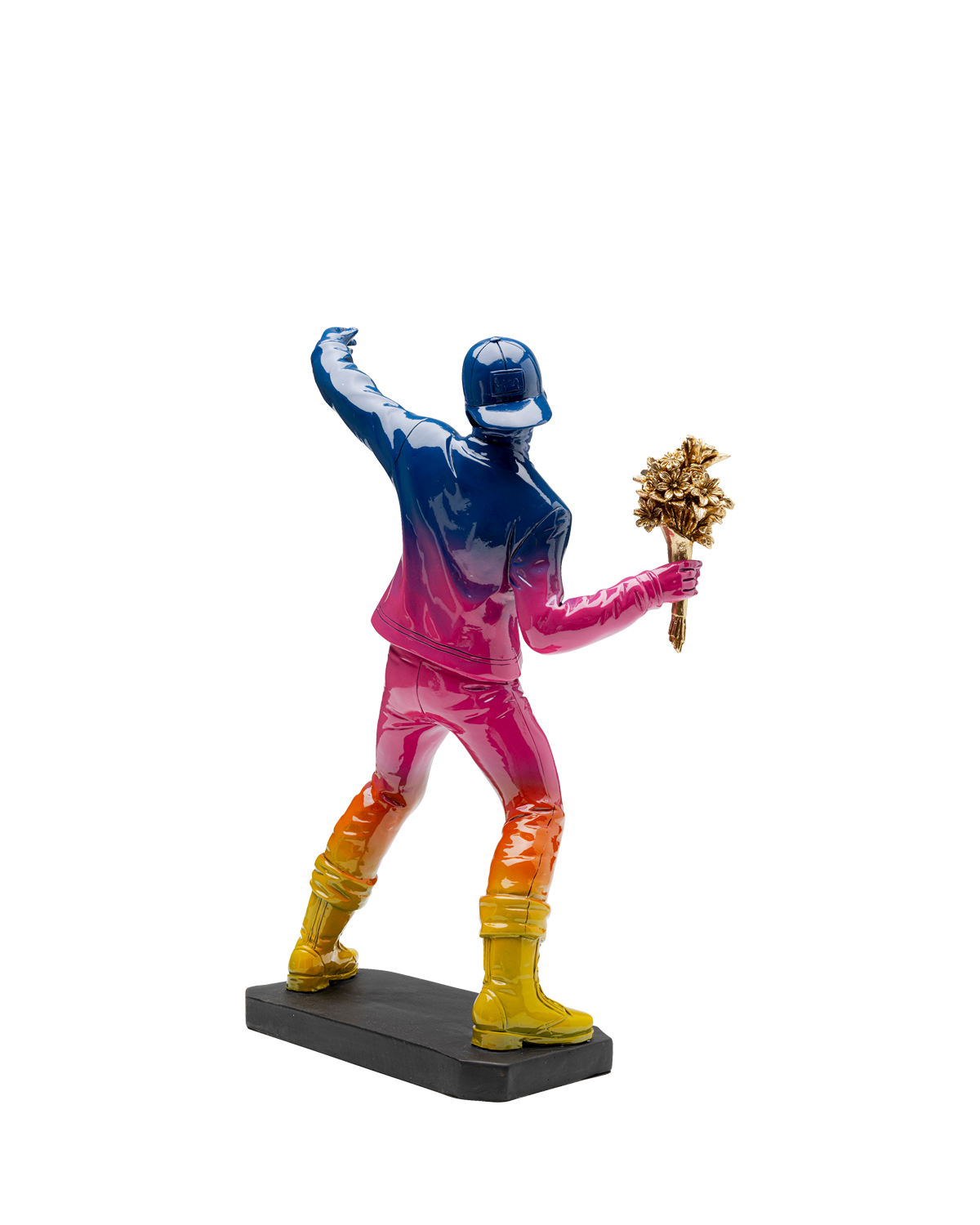 Deco Figurine Street Art Bouquet Rainbow