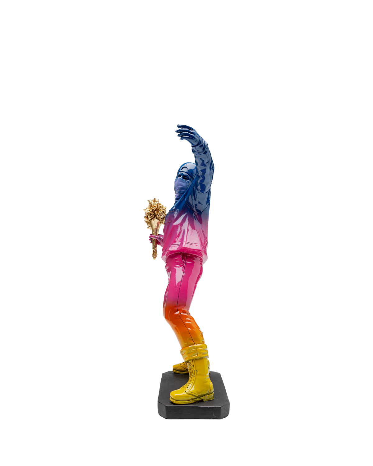 Deco Figurine Street Art Bouquet Rainbow