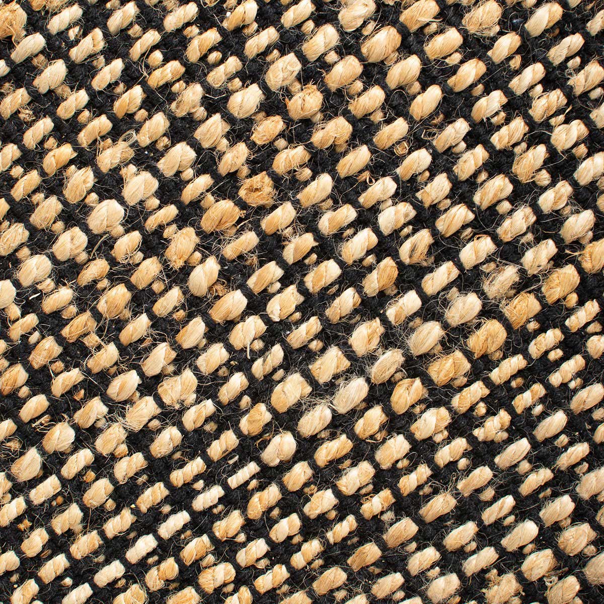 Capri Natural Black tæppe 160x230 cm