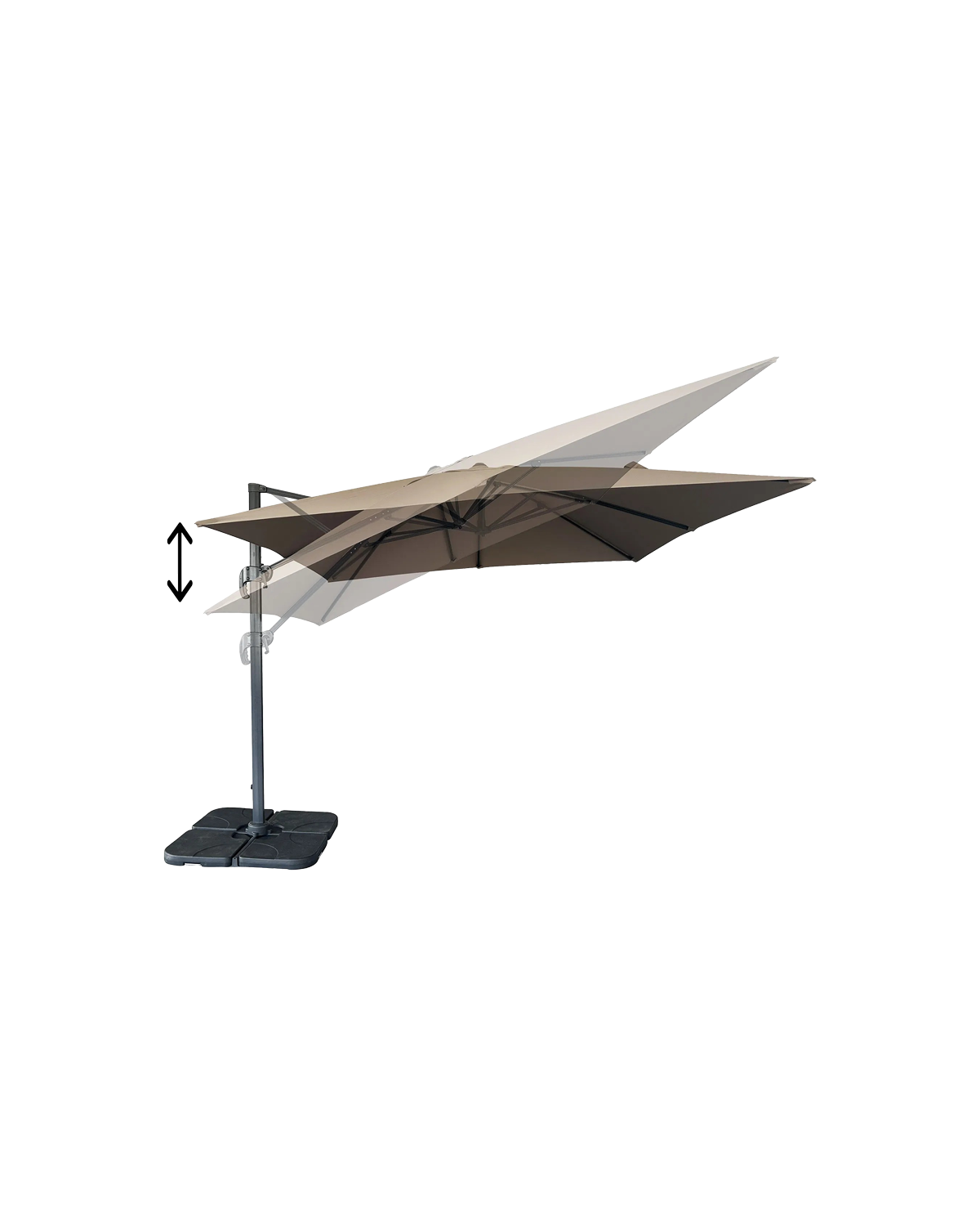 Baza Hængeparasol Sand