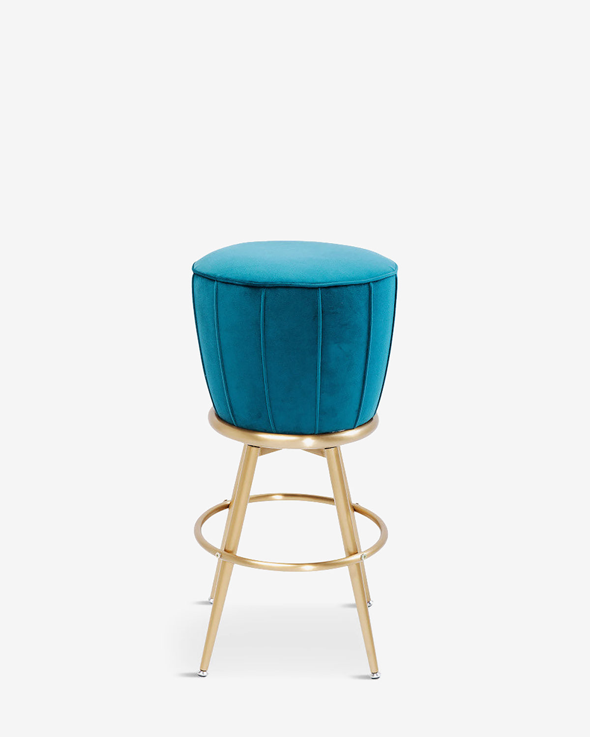 After work barstol, blå velour