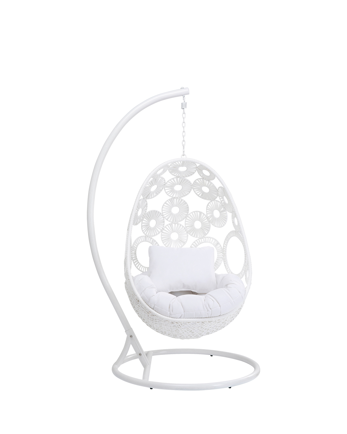 Ibiza hængestol, hvid