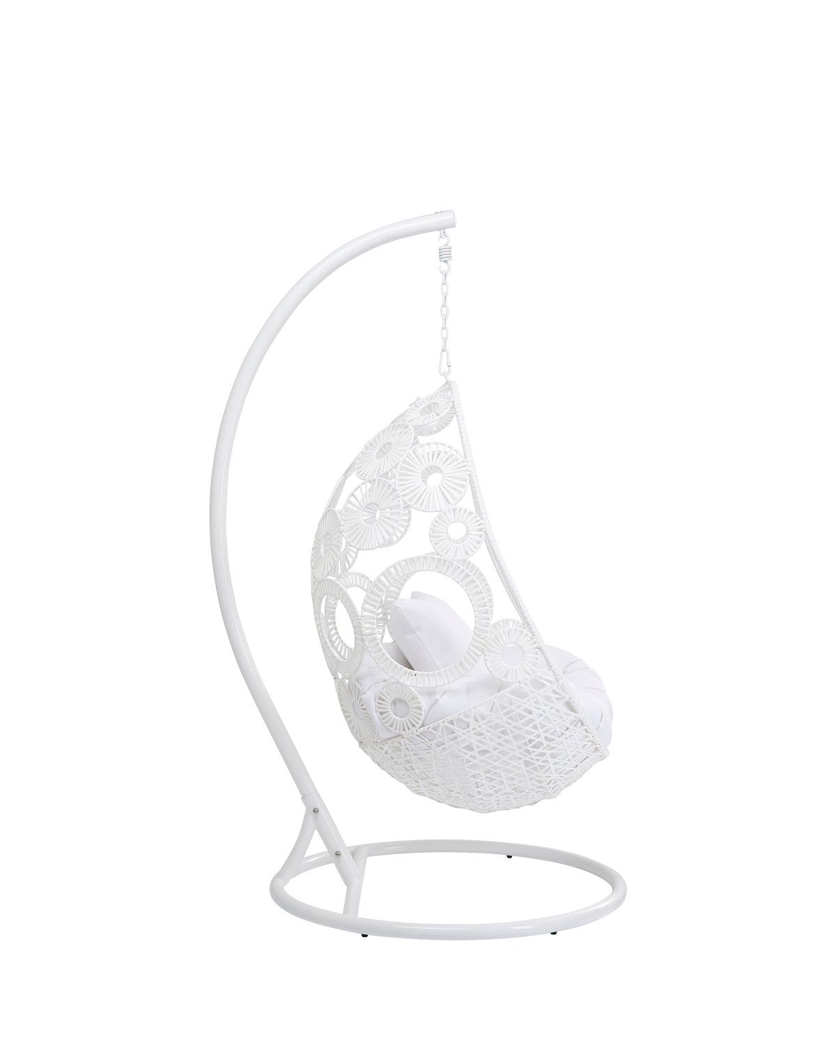 Ibiza hængestol, hvid