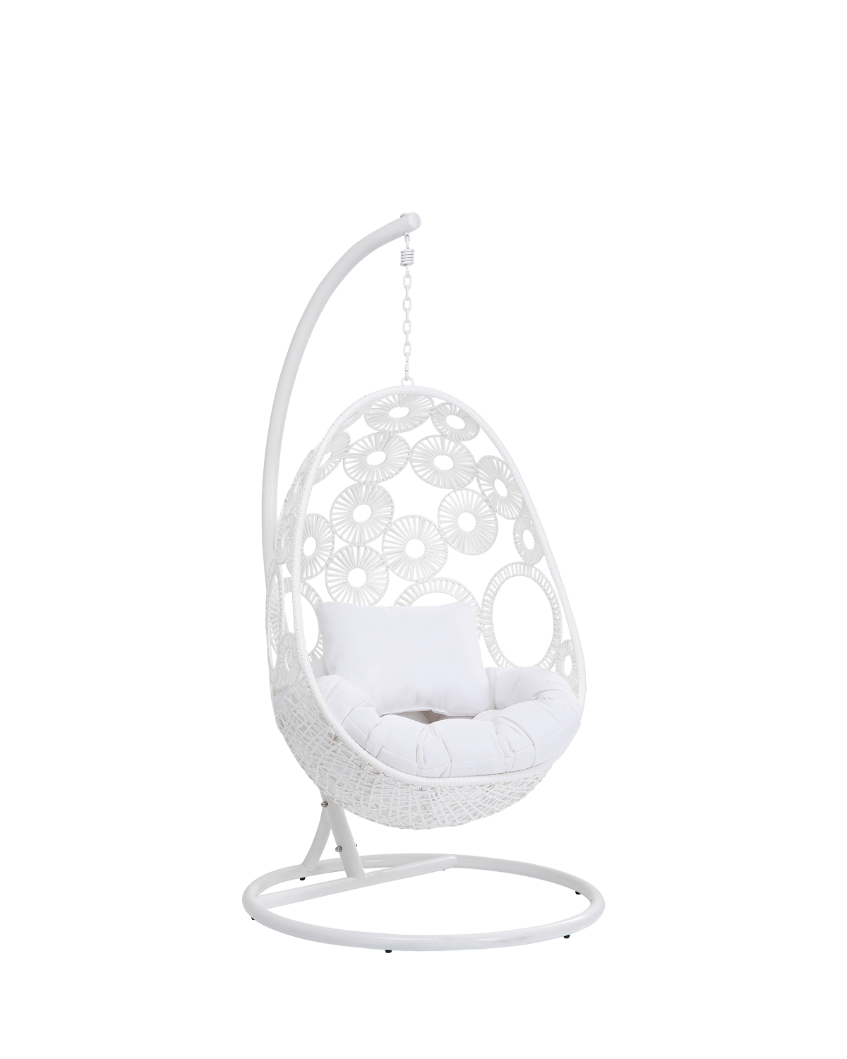 Ibiza hængestol, hvid