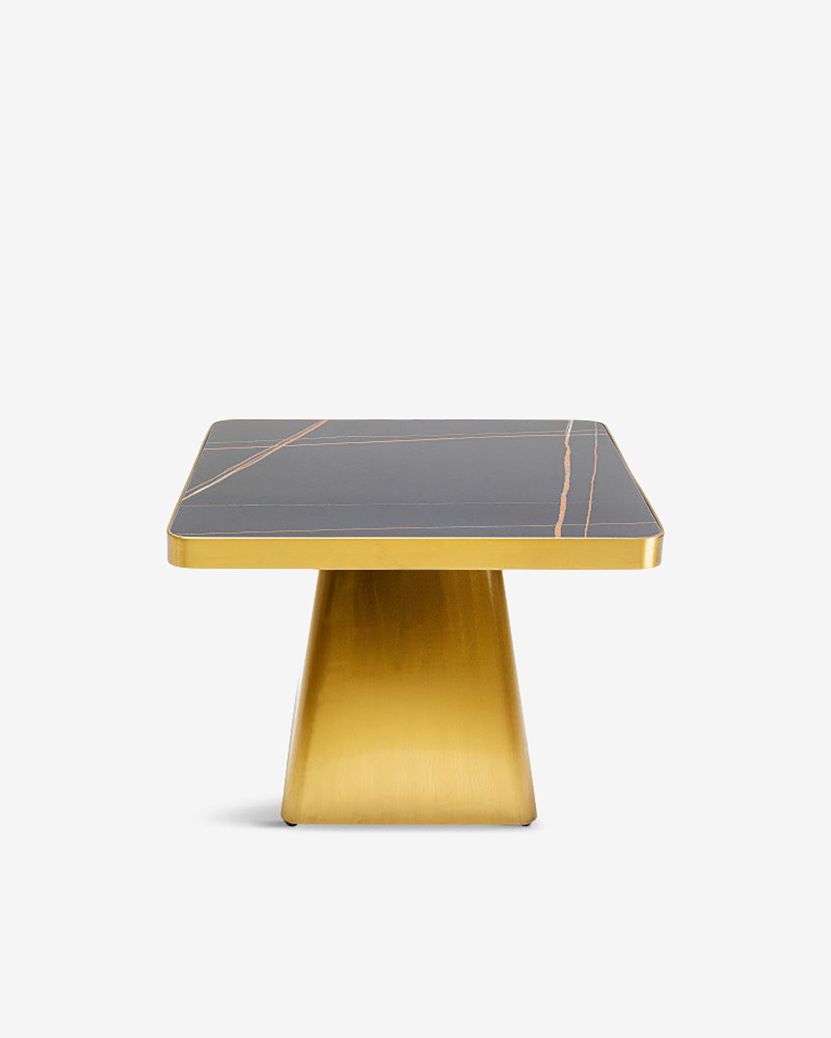 Miler sidebord, messing/keramisk