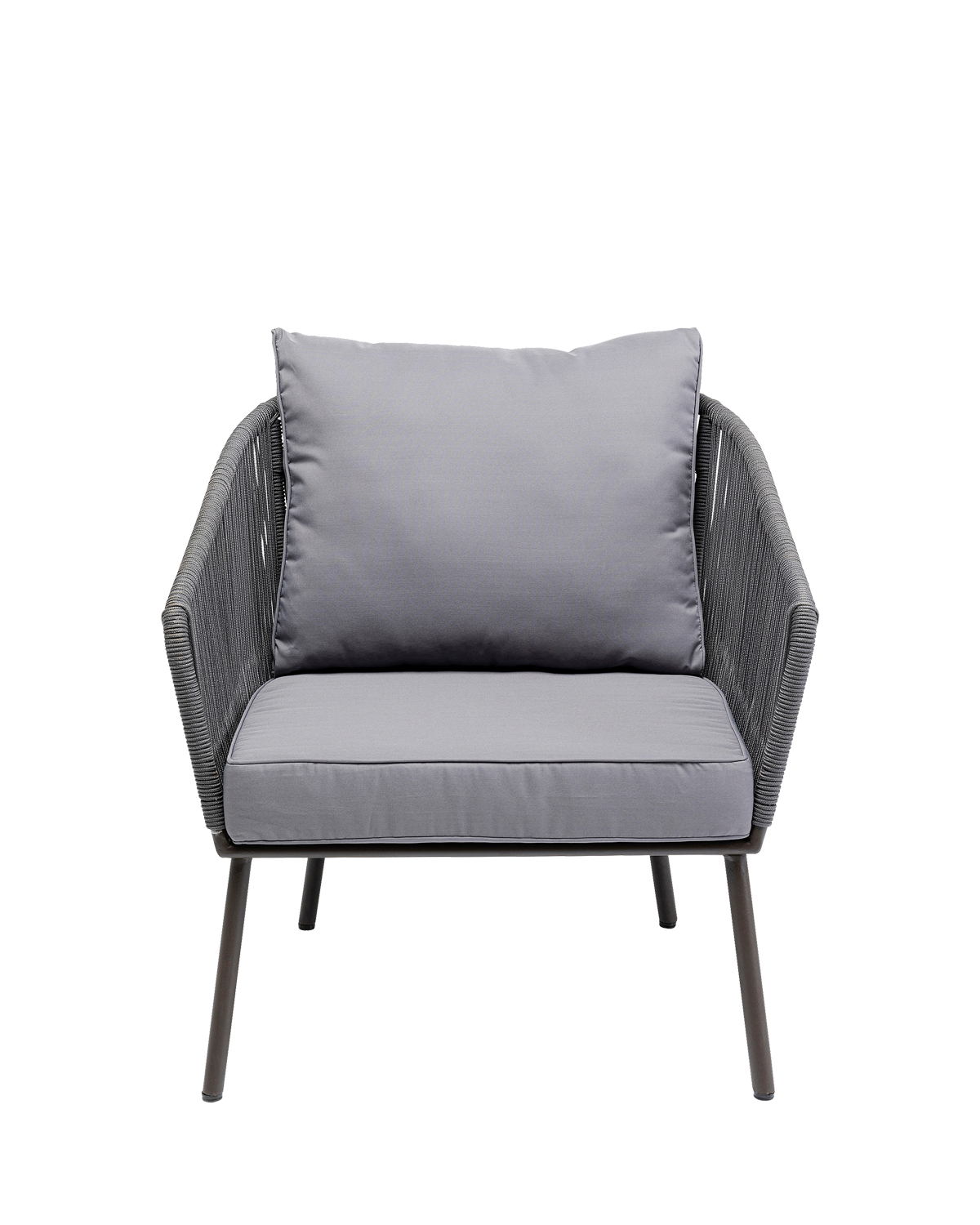 Elba lounge stol, grå