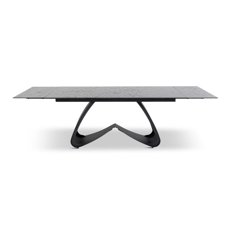 Bellagio spisebord, mørk glas