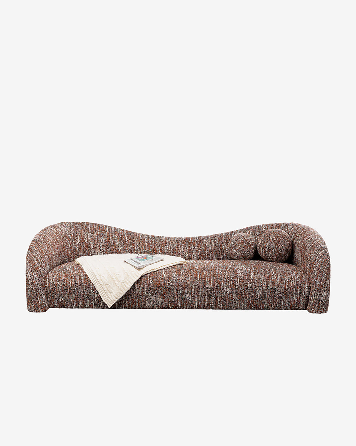 Livia 3 personers sofa, brun