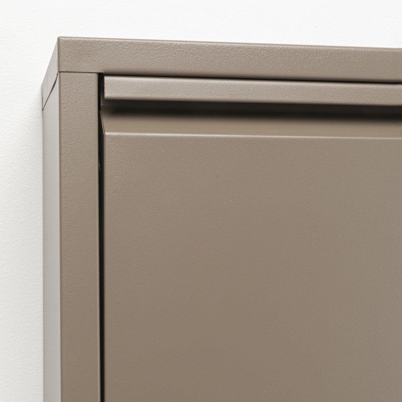 Caruso skoskab 5 låger, taupe