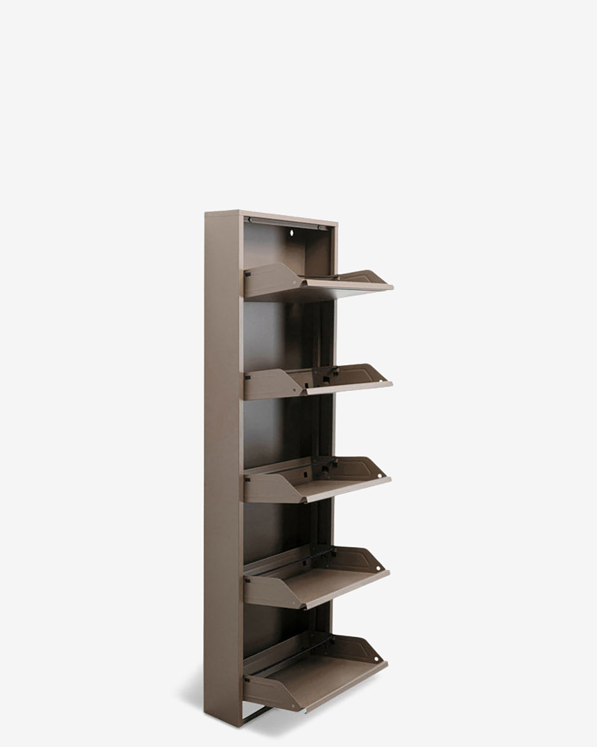 Caruso skoskab 5 låger, taupe