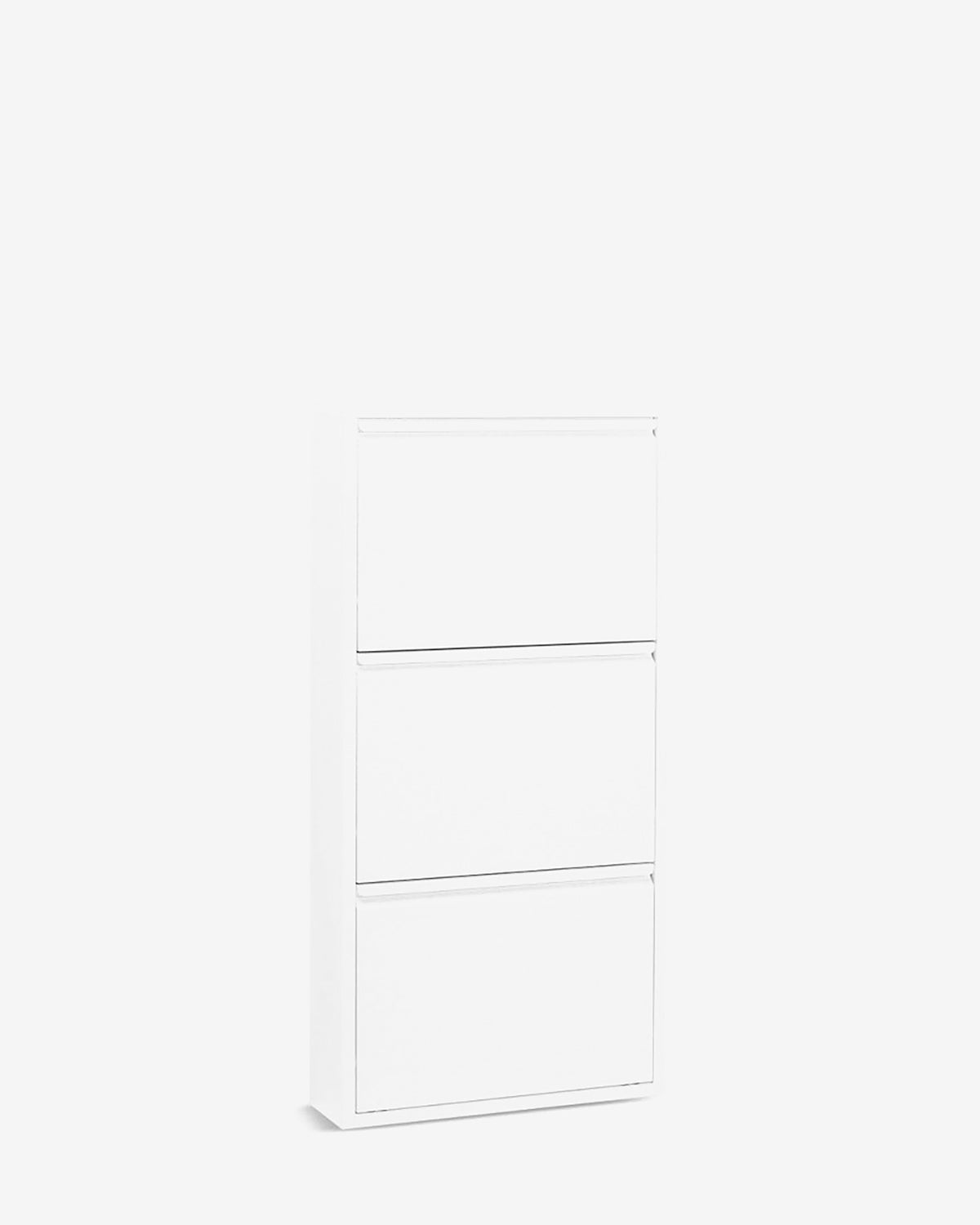 Caruso skoskab, hvid, 3 låger