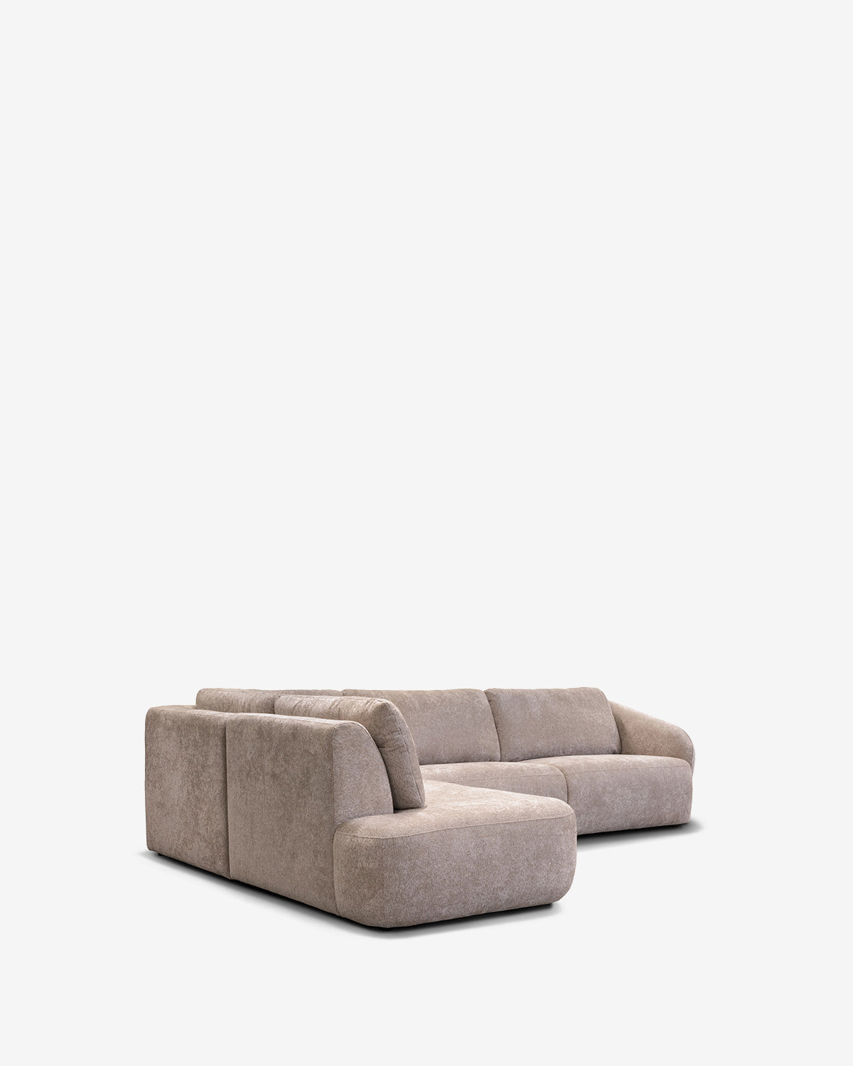 Cavo hjørnesofa m/open end, lys taupe