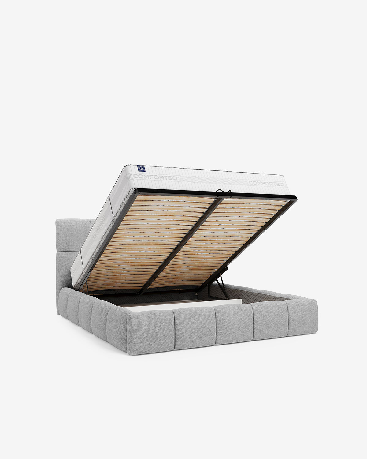 Cherry magasin seng 160x200 cm, grå