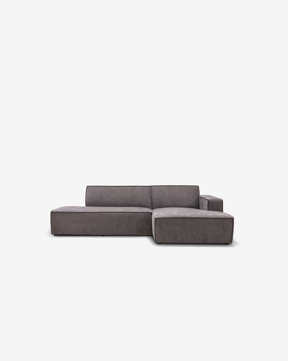 Espada sofa open end & chaiselong, gråbrun
