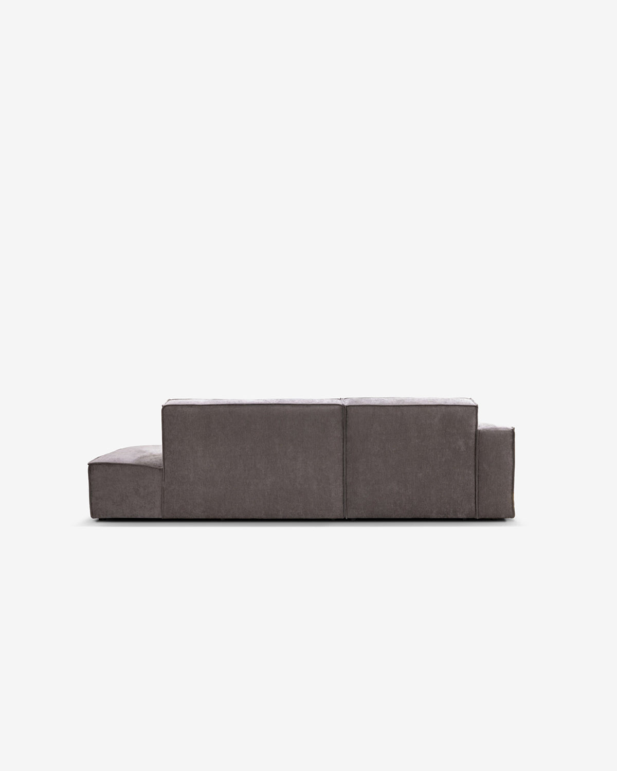 Espada sofa open end & chaiselong, gråbrun