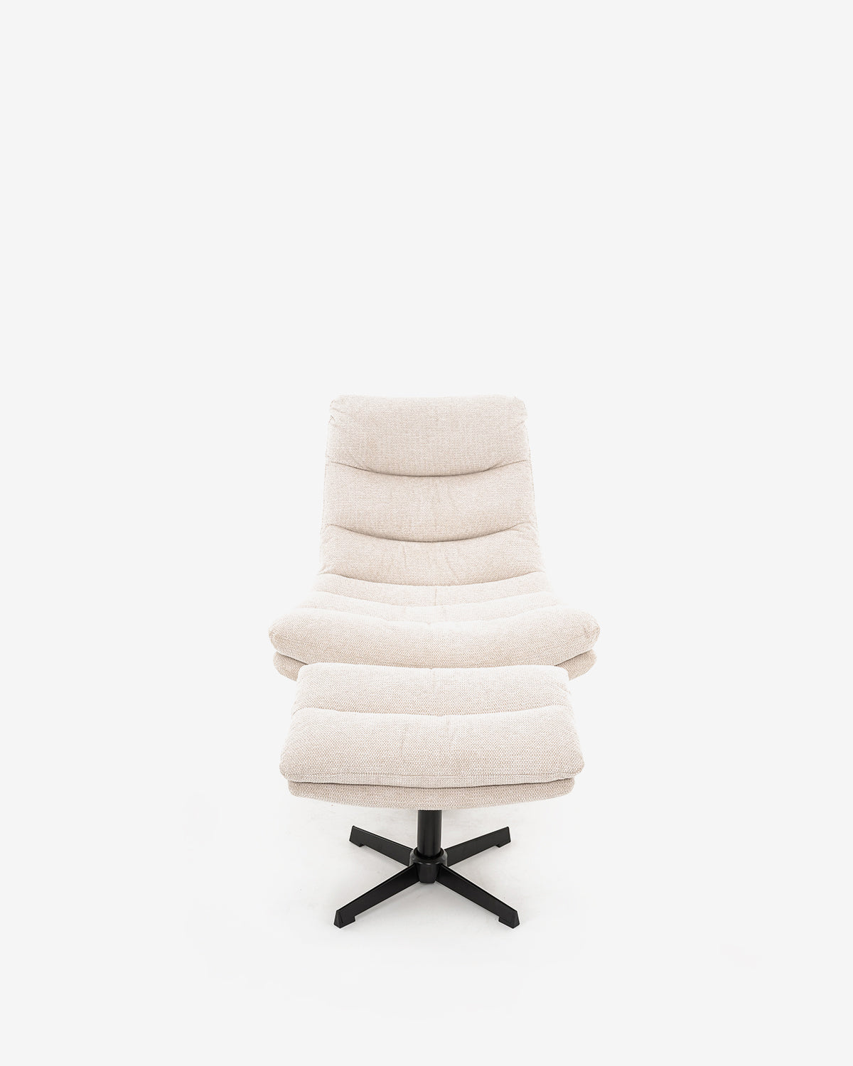 Figo lænestol m/skammel, Natural