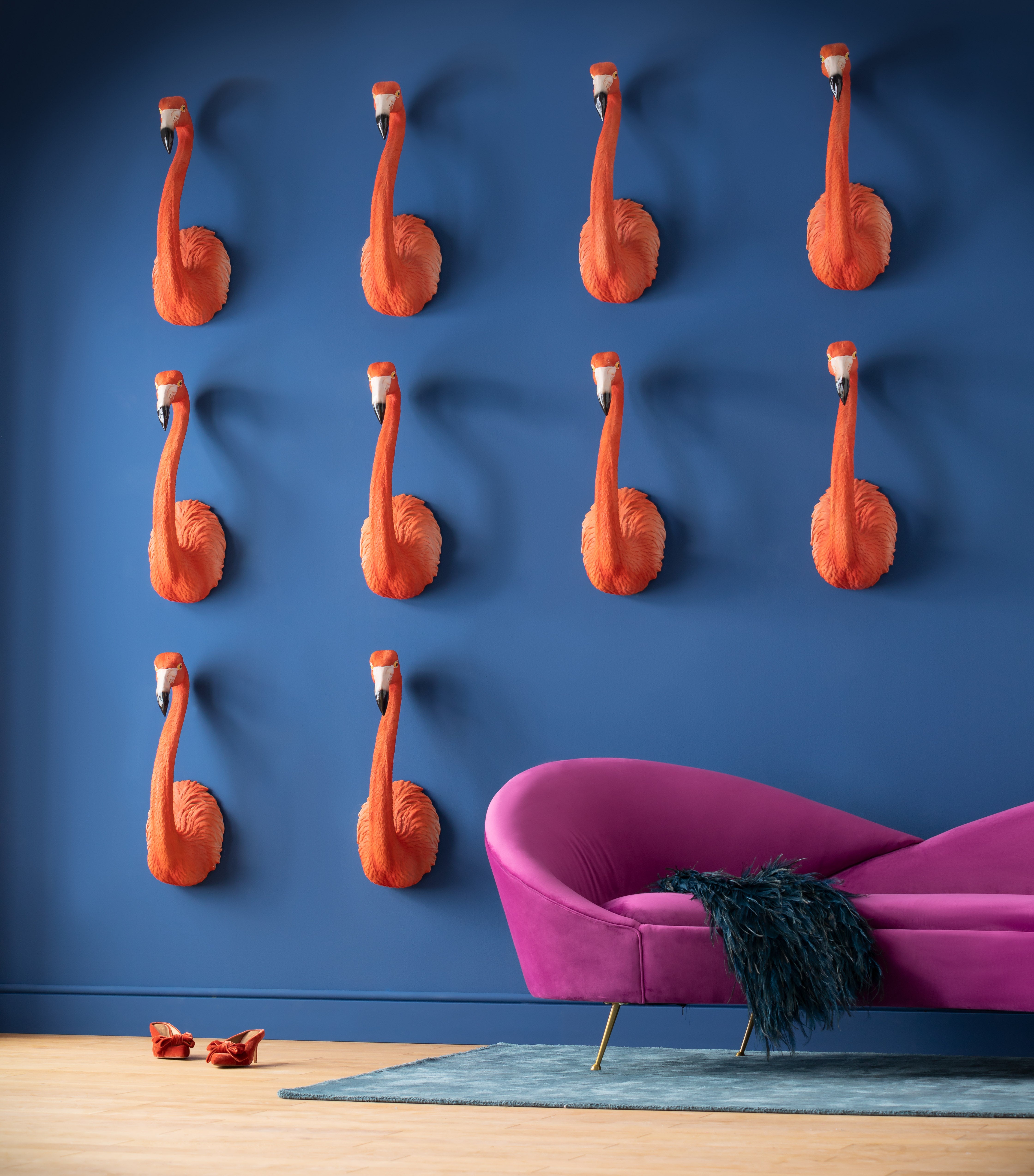 Flamingo vægdekoration