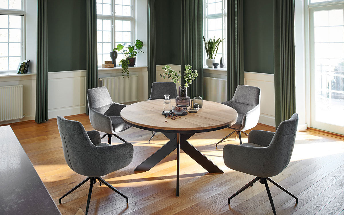 Notting Hill spisebord, mass. eg olie