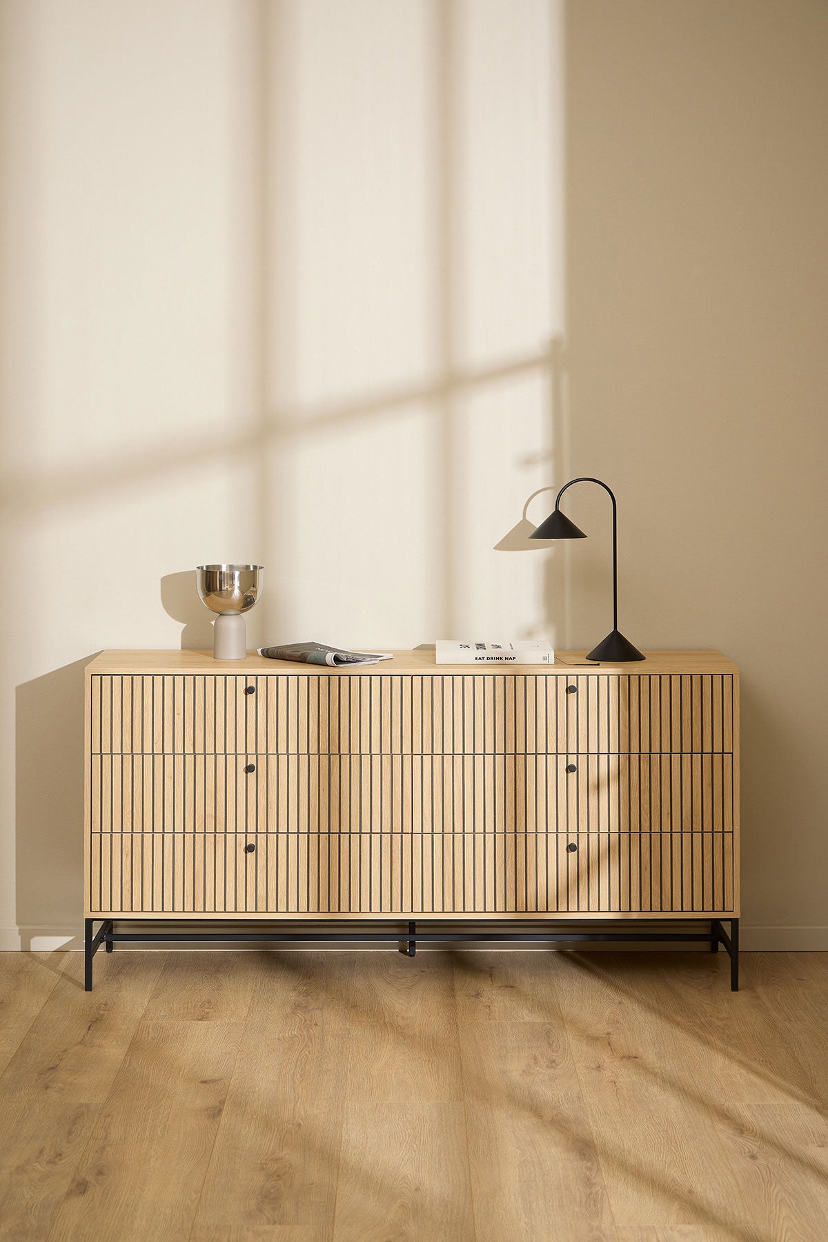 Albany kommode, 6 skuffer