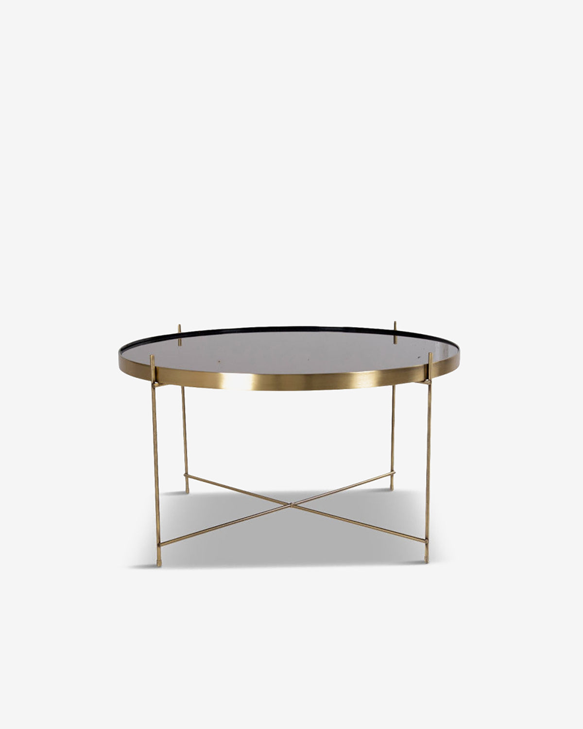 Ajdir sofabord, messing/glas