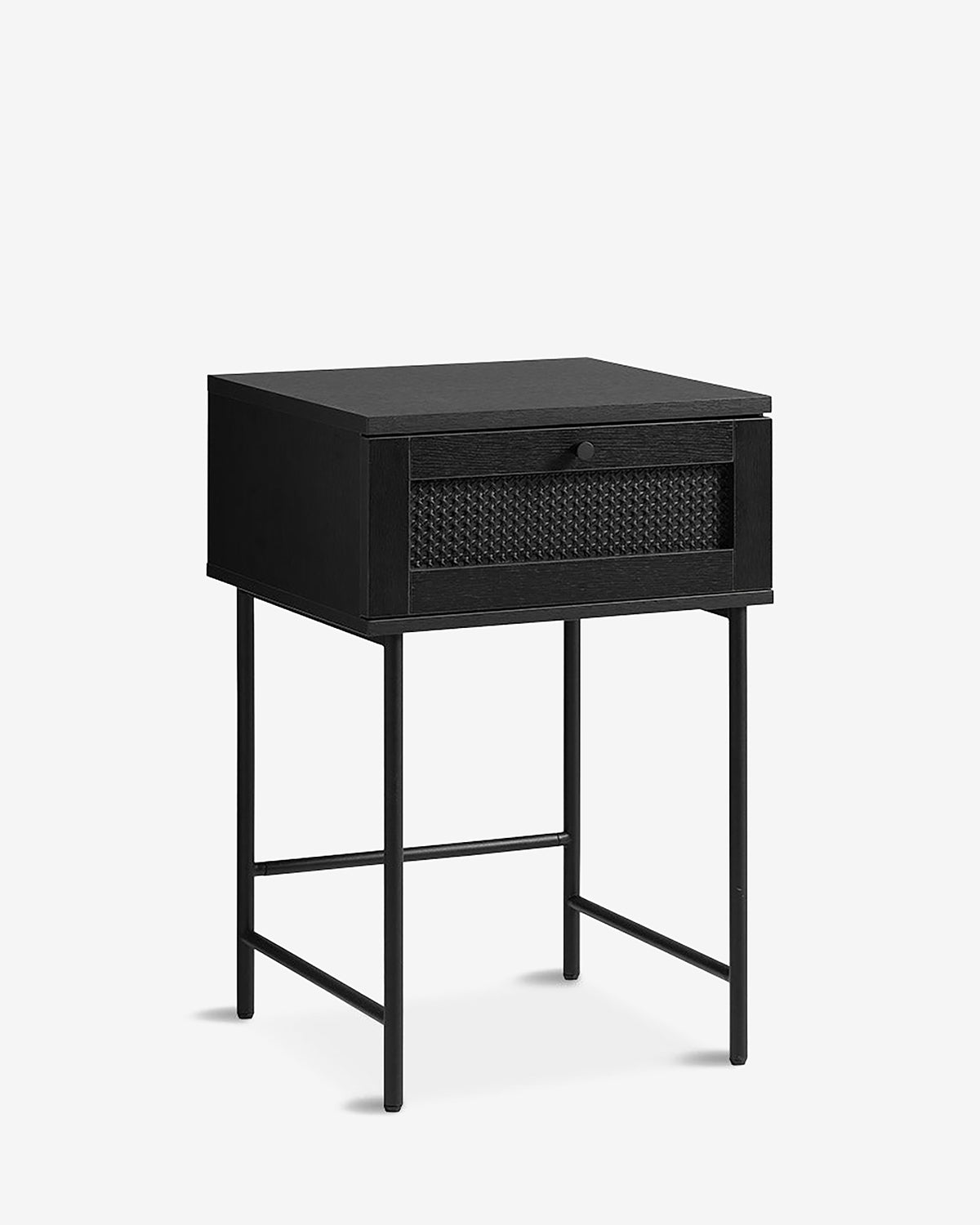 Alva sengebord, sort