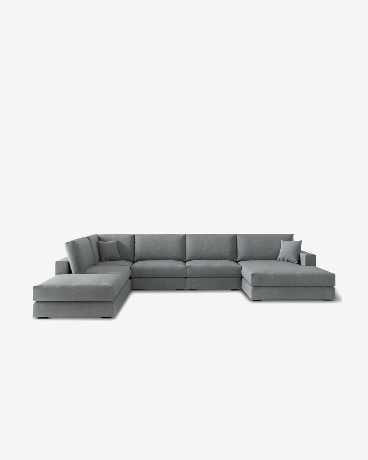 Andretta byggesofa, lys grå