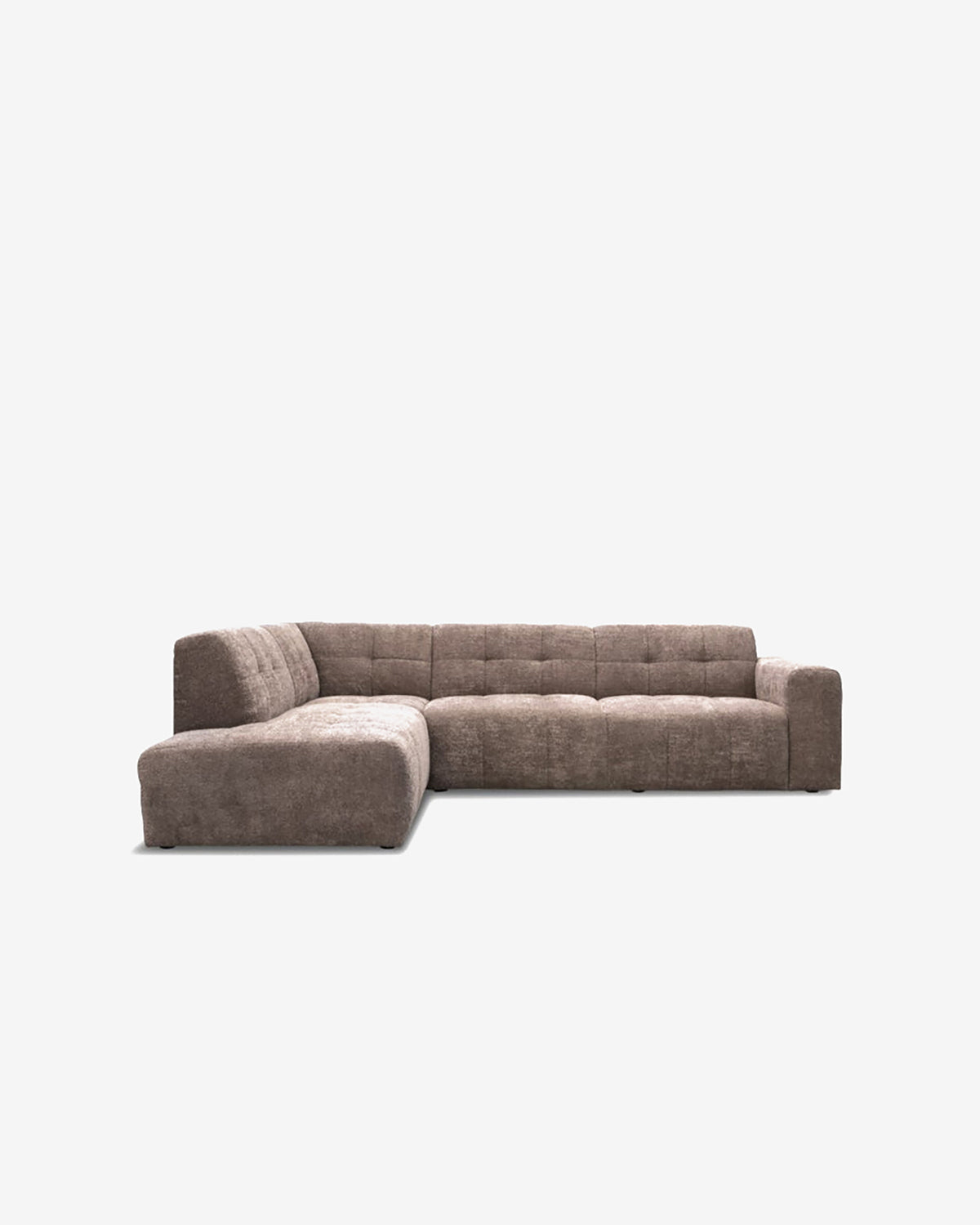 Aviano hjørnesofa m/open end, taupe