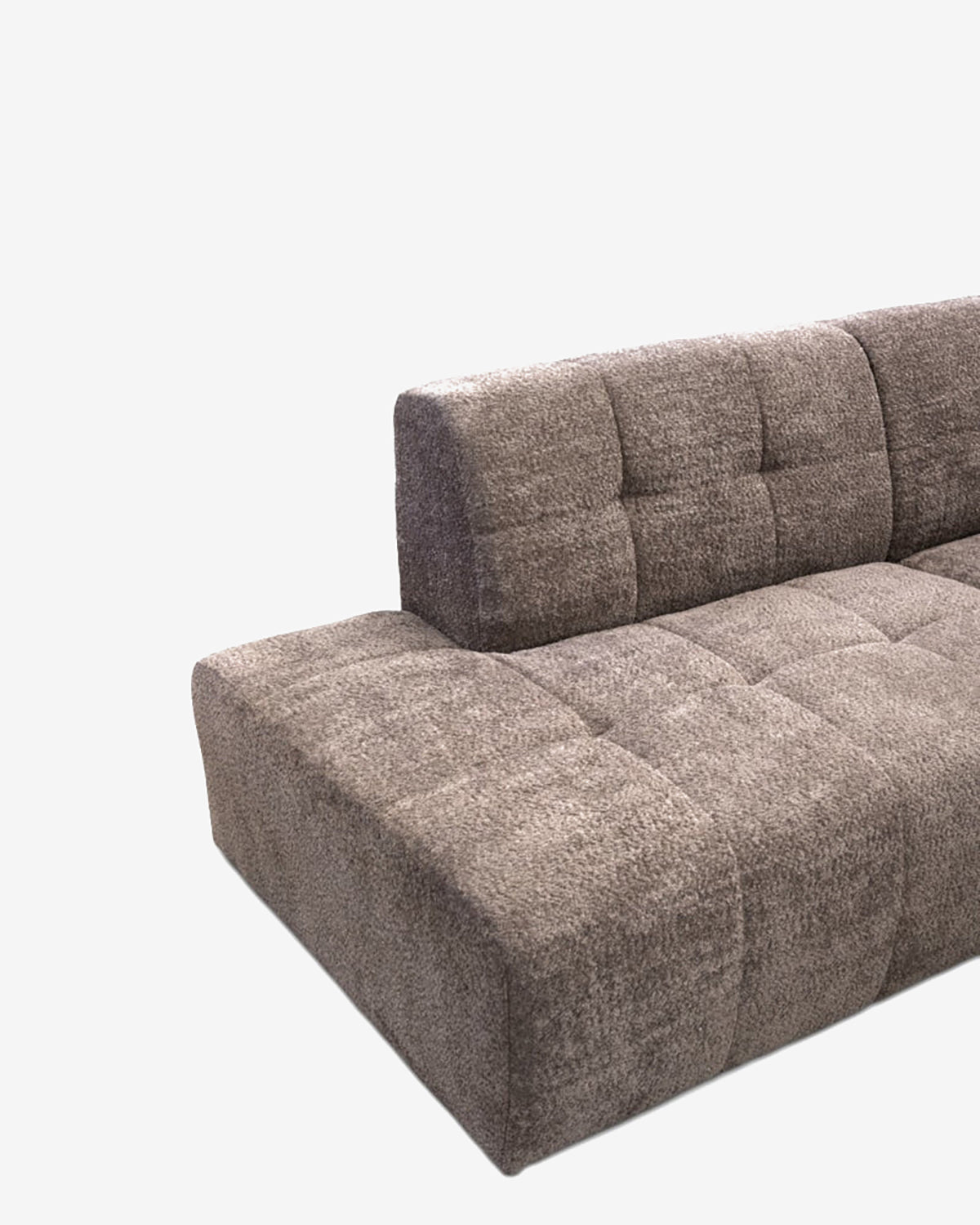 Aviano hjørnesofa m/open end, taupe Højrevendt