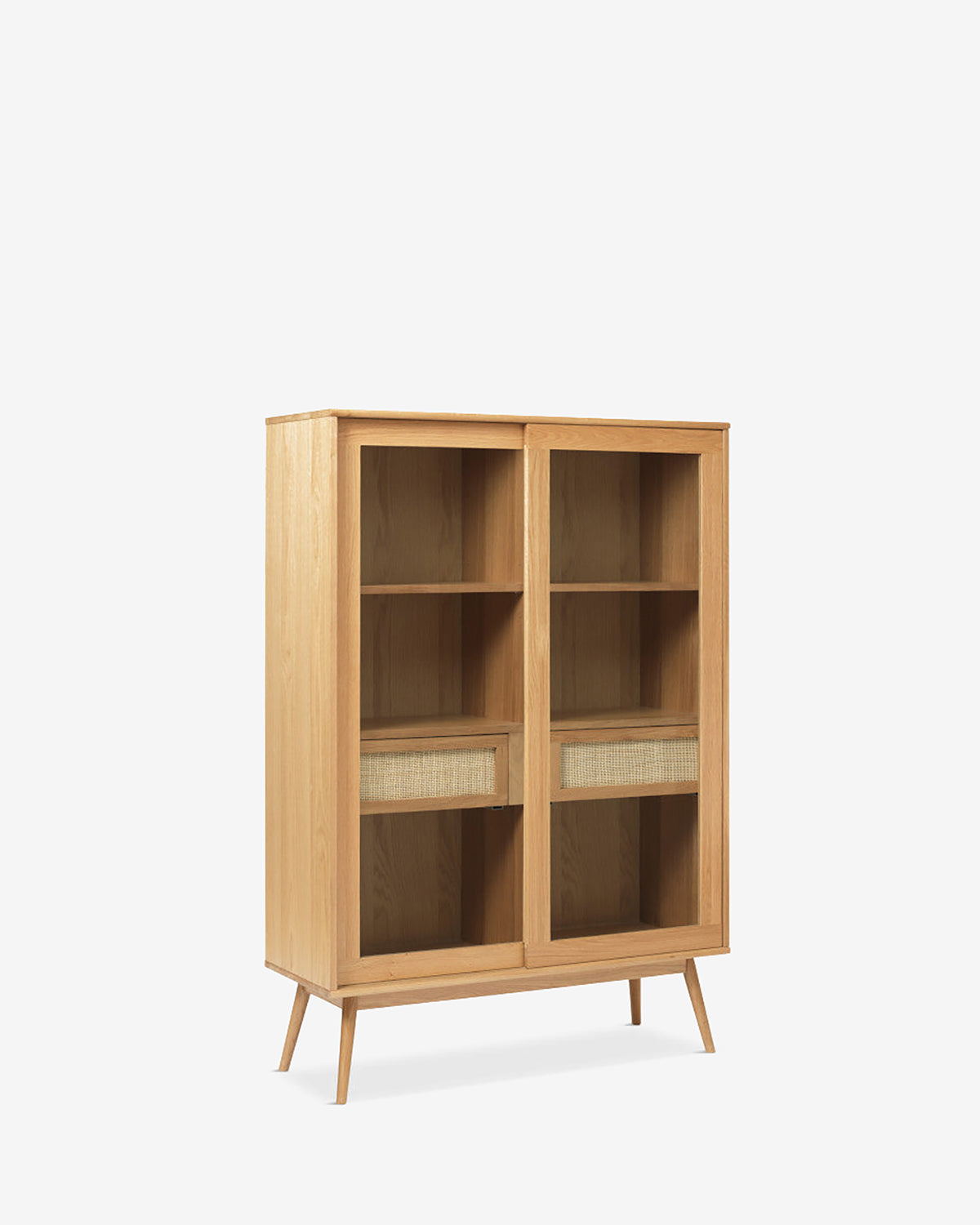 Barrali vitrineskab, eg natur finer