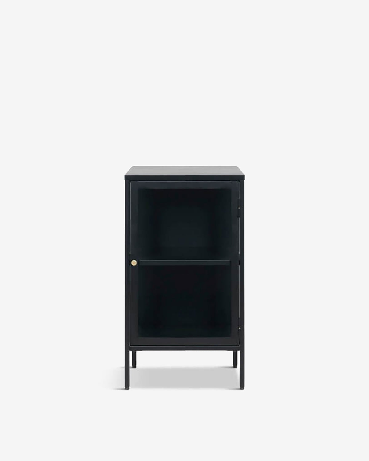 Carmel skænk/sengebord, sort metal