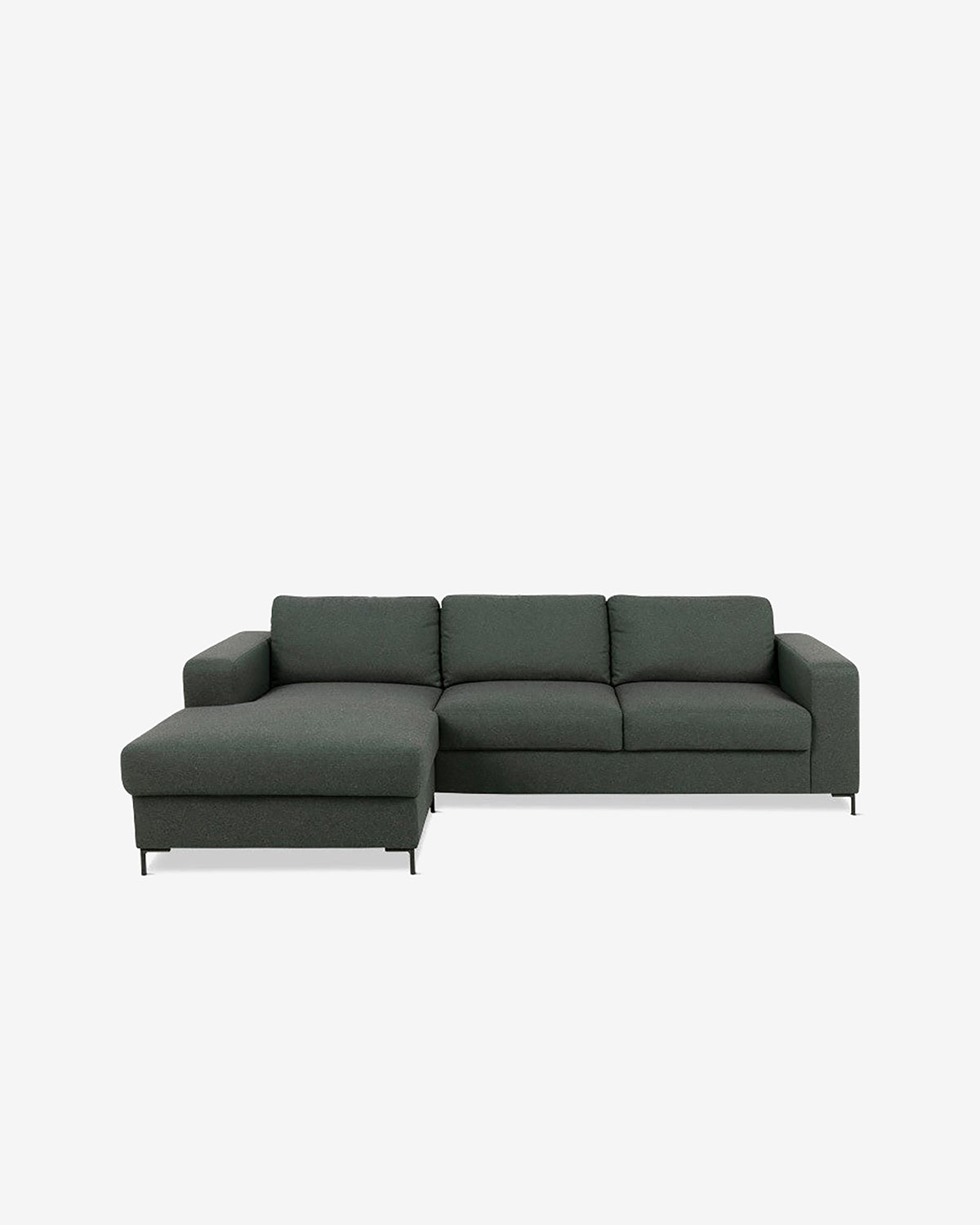 Construct 2 sofa m. chaiselong, grøn