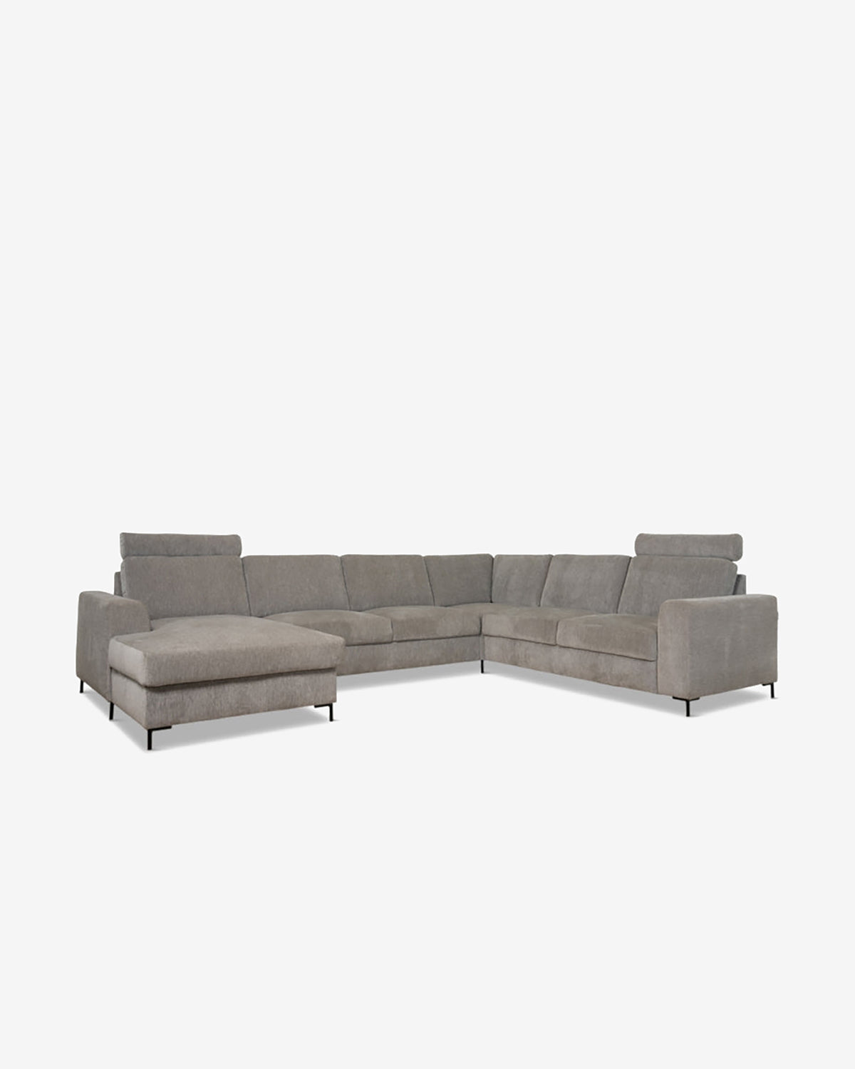 Construct 2 hjørnesofa, lys grå