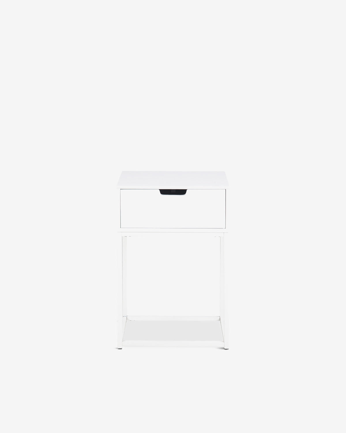 Cube natbord, hvid lak