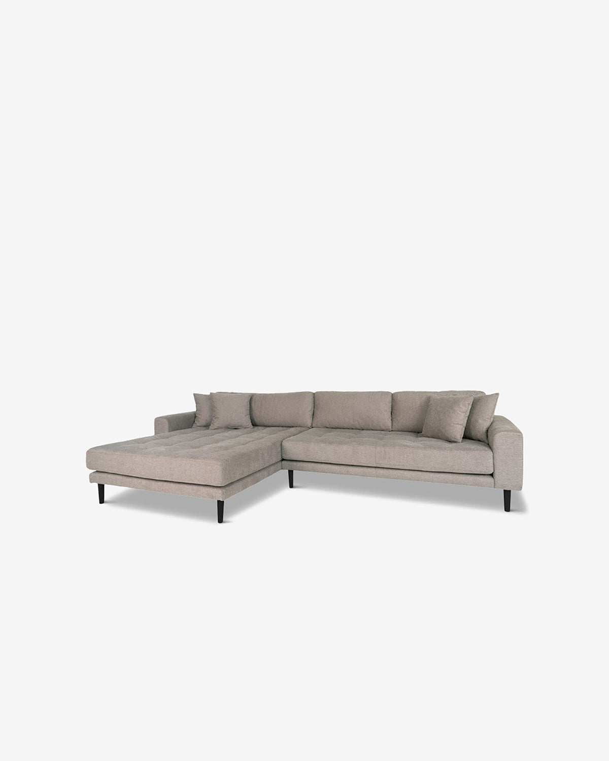 Fabio sofa m/chaiselong, stone HSF